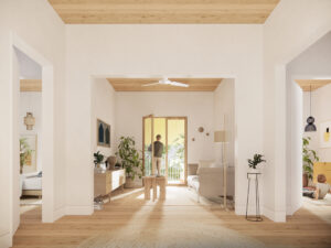 05_STUDIO SWES_VIVIENDAS BIOCLIMATICAS_ALZIRA_VISTA INTERIOR 01